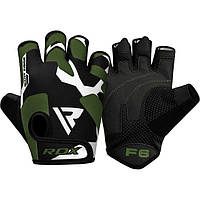 Перчатки для фитнеса RDX F6 Sumblimation Black/Green XL D_840