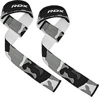 Лямки для тяги RDX W1 Gym Single Strap Camo Gray Plus D_780