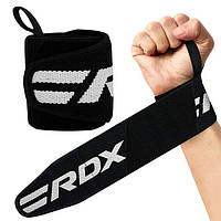Бинты для запястий (кистовые бинты) RDX W2 Gym Wrist Wraps Black Pro D_990