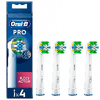 Oral-B Floss Action насадки EB25 4 шт сменная зубная насадка оралби флос экшен с прорезинеными ворсинками