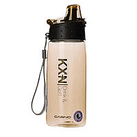 Пляшка для води CASNO 580 мл KXN-1179 Помаранчева (Brown)