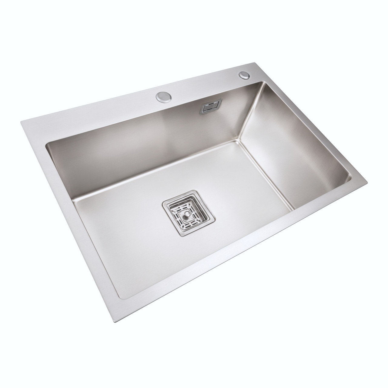 Мийка Platinum Handmade HSB 650х450х230 нержавійка (квадратний сифон 3,0/1,0), фото 1
