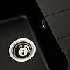 Гранітна мийка для кухні Platinum 7850 VERONA матова Чорна, фото 3