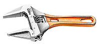 Ключ розвідний Neo Tools короткий кований 118 мм, робочий діапазон 0-28 мм