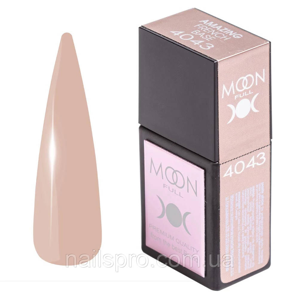 База Moon Full Amazing French Base №4043, 12 мл
