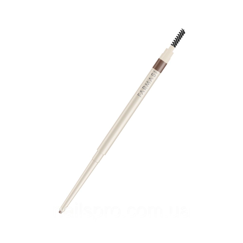 Механічний олівець для брів Farmasi зі щіточкою Medium Brown, 0.08 г