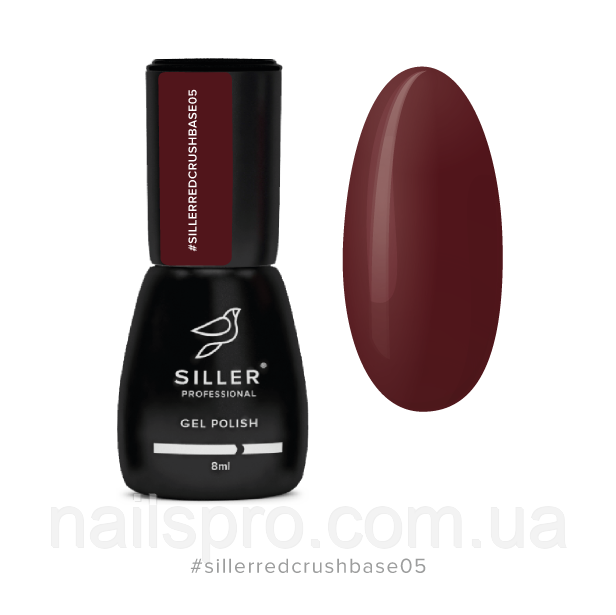База для гель-лака Siller Red Crush №05, 8 мл