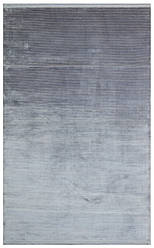 Сірий прямокутний килим Cordoba DB Plain Silver 80*150 см