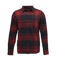 Рубашка мужская Black Diamond M Project Flannel, Red Rock/Black Plaid, S (BD 7440639558SML1)