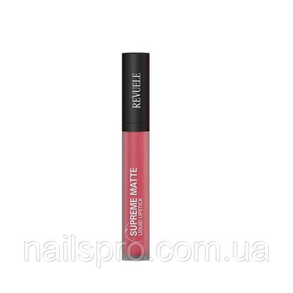 Рідка матова помада Revuele Supreme Matte 05 Яскрава фуксія, 5.5 мл