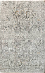 Сірий прямокутний килим Fresco FS 09 Cream Grey 80*150 см