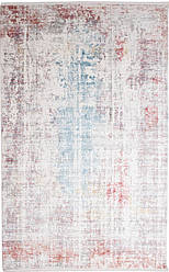 Різнокольоровий прямокутний килим Fresco FS 11 Grey Terra 80*150 см