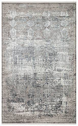 Сірий прямокутний килим Fresco FS 14 Cream Grey 80*150 см