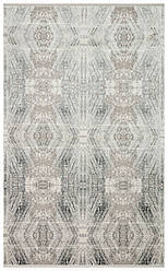 Сірий прямокутний килим Fresco FS 19 Cream Grey 80*150 см