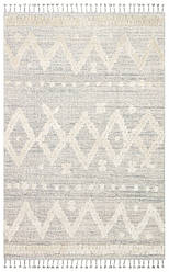 Сірий прямокутний килим Sydney SYD 04 White 80*150 см