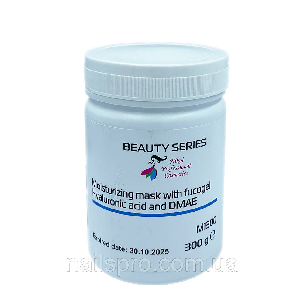 Маска екстразволожуюча з фукогелем, гіалуроновою кислотою і DMAE Nikol Professional Cosmetics, 300 г