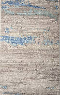 Серо-синий прямоугольный ковер ручной работы Natura Abstract Beıge Blue 90*150 см