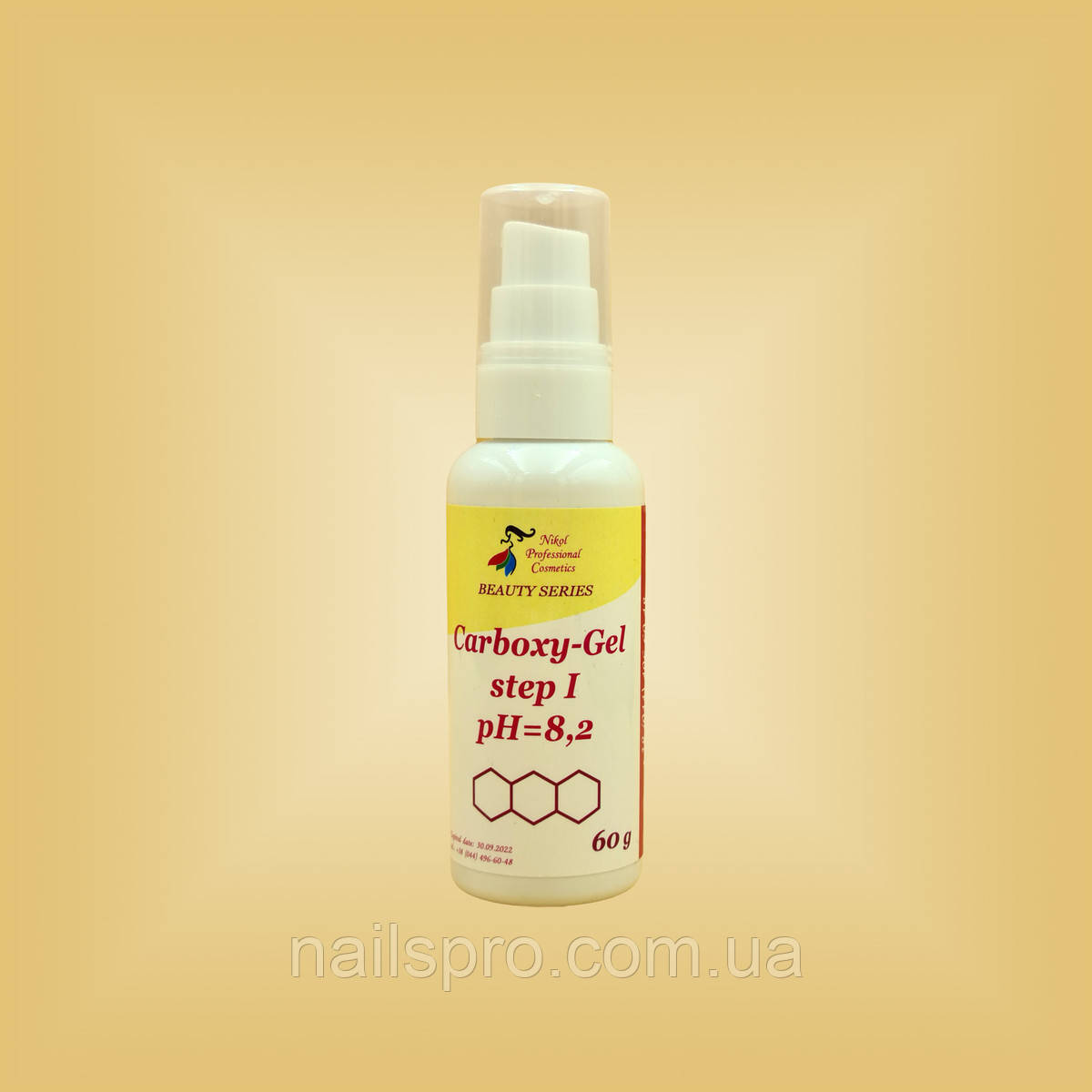 Гель для карбоксітерапії 1-ша фаза pH 8.2 Nikol Professional Cosmetics, 60 г