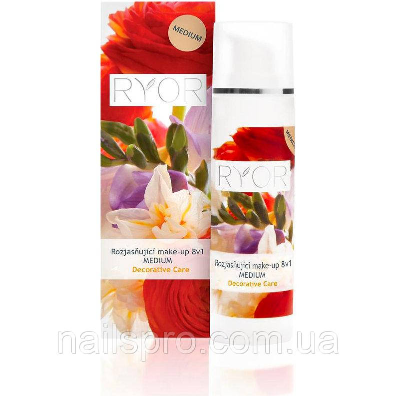 Тональний флюїд 8 в 1 RYOR Decorative Care Brightening Makeup середній, 50 мл