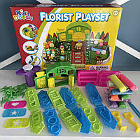 Набор Детского Теста для Лепки с Формами Kid's Dough Florist Playset || Садовник || FavGoods