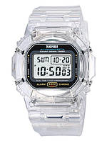 Мужские электронные Часы прозрачные наручные Skmei 1999 Ice Sport Shopen Чоловічий електронний Годинник