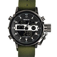 Мужские наручные спортивные тактические часы Besta Prof Green Shopen Чоловічий наручний спортивний тактичний