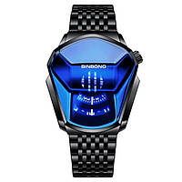 Электронные Мужские часы наручные черные Hemsut Binbono Black Shopen Електронний Чоловічий годинник наручний