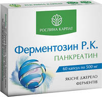 Ферментозин Р.К. 60кап. качественный источник ферментов, «Рослина Карпат».