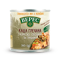 Гречневая каша с мясом курицы, овощами и грибами, 360г