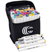 Набір скетч-маркерів BV820-48, 48 кольорів у сумці Shopen