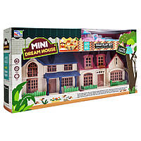 Детский игровой домик для кукол M-02A-02D с мебелью (Вид 1) Shopen Дитячий ігровий будиночок для ляльок