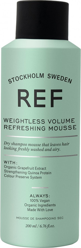 Шампунь-мус для об'єму волосся Weightless Volume Refreshing Mousse REF, 200 мл, фото 1