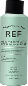 Шампунь-мус для об'єму волосся Weightless Volume Refreshing Mousse REF, 200 мл