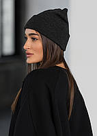 Жіноча шапка сіра Staff 19 graphite Shopen