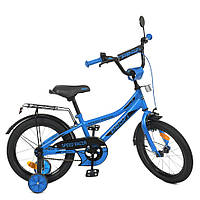 Велосипед детский PROF1 Y16313 16 дюймов, синий Shopen Велосипед дитячий PROF1 Y16313 16 дюймів, синій