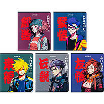 Зошит шкільний 24 аркуша клітинка Kite Anime K24-238, 68193