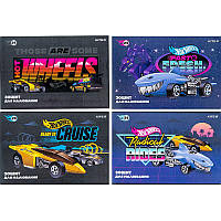 Альбом для малювання 24 аркуші скоба Kite Hot Wheels HW24-242, 68226