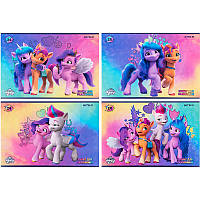 Альбом для малювання 24 аркуші скоба Kite My Little Pony LP24-242, 68219