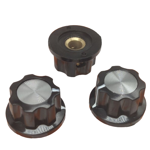 Ручка для потенціометра KN-A02 (MF-A02), 22,9х13мм, внутрішній діаметр - 6мм