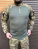 Тактическая рубашка убакс мультикам боевая рубаха зсу multikam