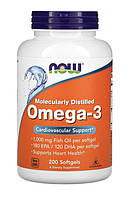 Омега 3 Now Foods Omega-3 (200 капс) Оригінал зі США!