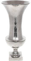 Декоративная ваза "Erida" 23х49см, металл, серебро
