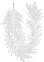 Декоративная гирлянда "Жозефина", искусственная хвоя, 150см, белая