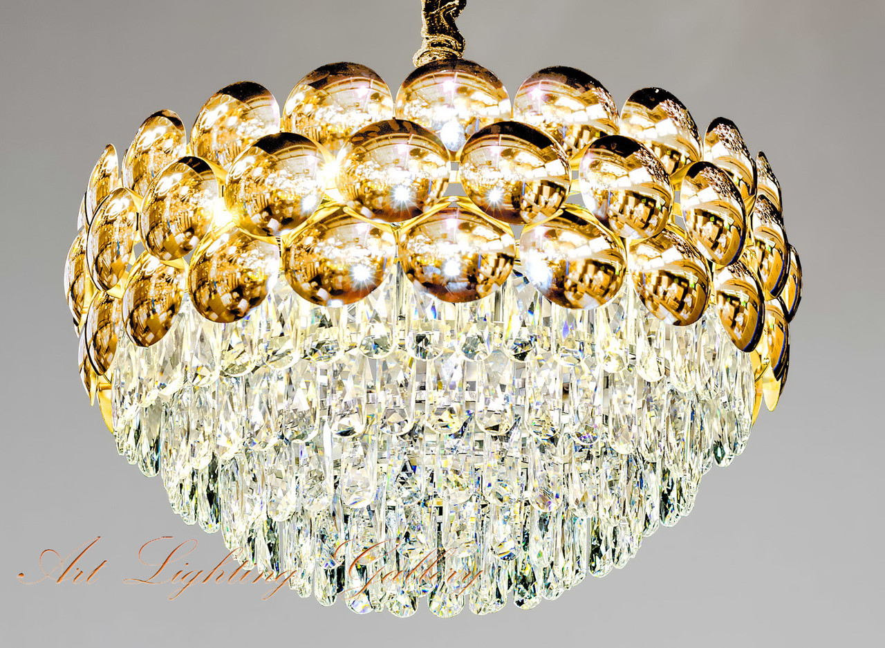 Кришталева сучасна люстра XL626/600GD, фото 1