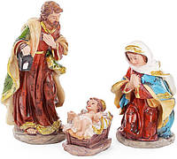 Рождественский набор "Святое семейство" 3 фигуры 16см
