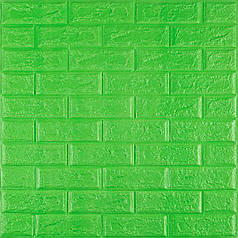 3D панель самоклеюча цегла Зелений 700х770х5мм (013-5) SW-00000149