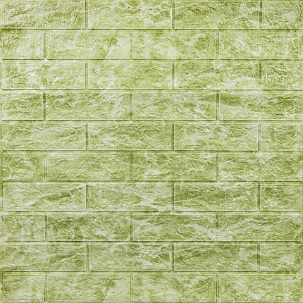 Декоративна 3D панель самоклейка під цеглу DEEP Green (069) SW-00000171, фото 1