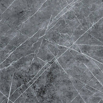 Декоративна ПВХ плита сірий натуральний мармурр 600*600*3mm (S) SW-00001627, фото 1