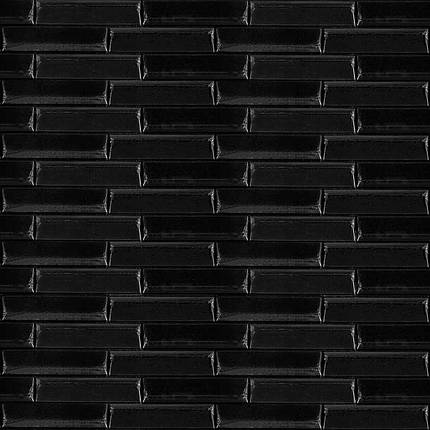 3D панель самоклеюча кладка чорна 700х770х7мм (038) SW-00000303, фото 1