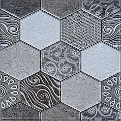 Декоративна ПВХ плитка на самоклейці квадрат 300х300х5мм, ціна за 1 шт. (СПП-603) SW-00000670